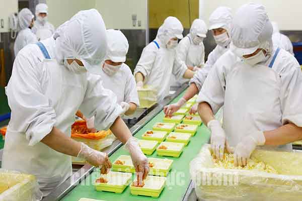 Xuất khẩu lao động chế biến thực phẩm