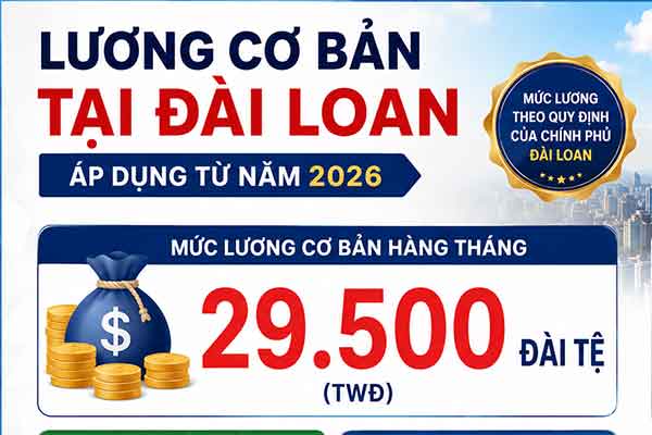 Lương cơ bản tại Đài Loan