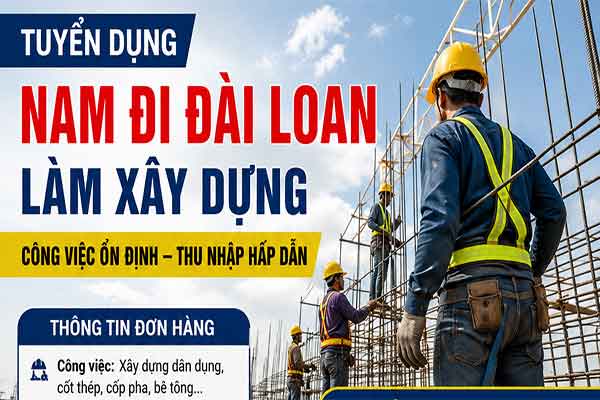 đơn hàng đi Đài Loan cho nam đơn hàng đi Đài Loan cho nam