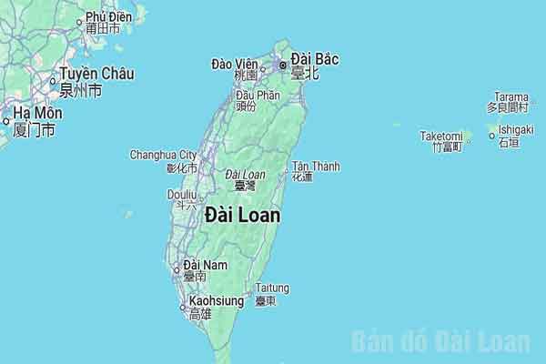 Bản đồ Đài Loan