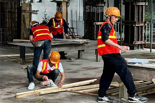 Đơn hàng tuyển lao động xây dựng tổng hợp tại Singapore