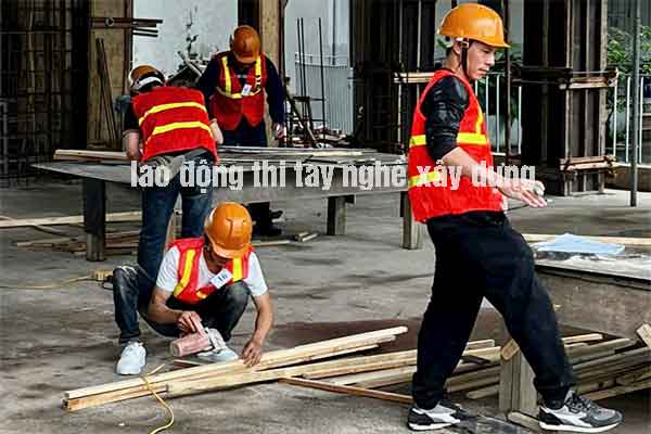 Đơn hàng XKLD làm xây dựng tại Đài Loan