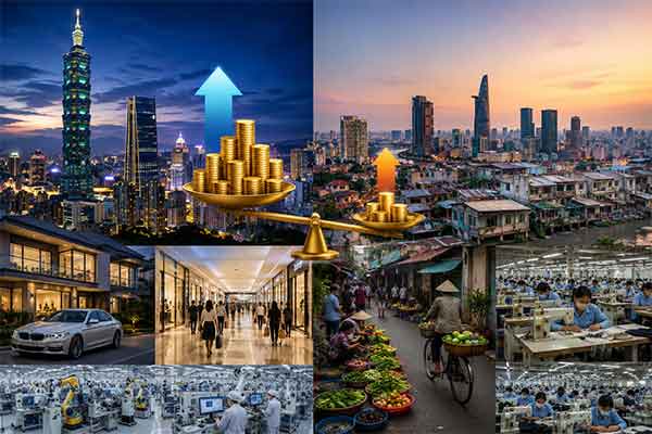đài loan có giàu hơn Việt Nam không