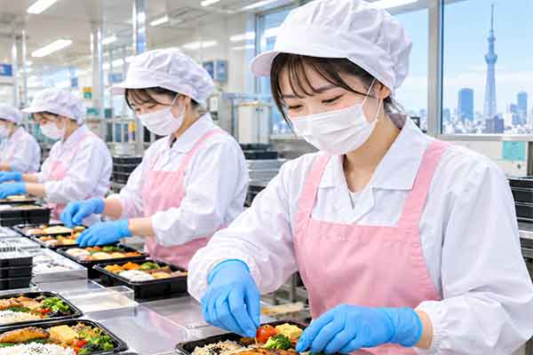 Tuyển gấp 22 lao động nữ chế biến và đóng gói cơm hộp tại Tokyo