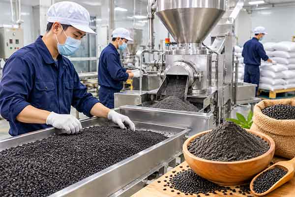 Công xưởng Bách Nghiệp Đài Loan tuyển 1 nam sản xuất bột mè đen