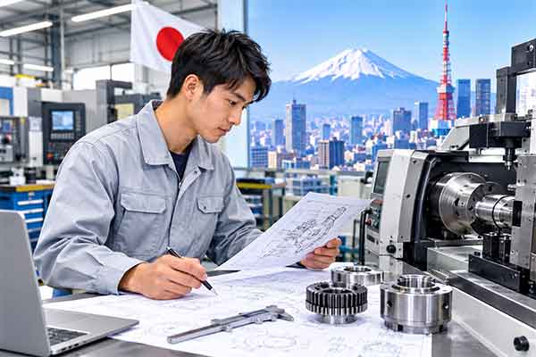 Đơn hàng 8 Nam kỹ sư cơ khí chế tạo máy làm việc tại Tokyo-Nhật Bản
