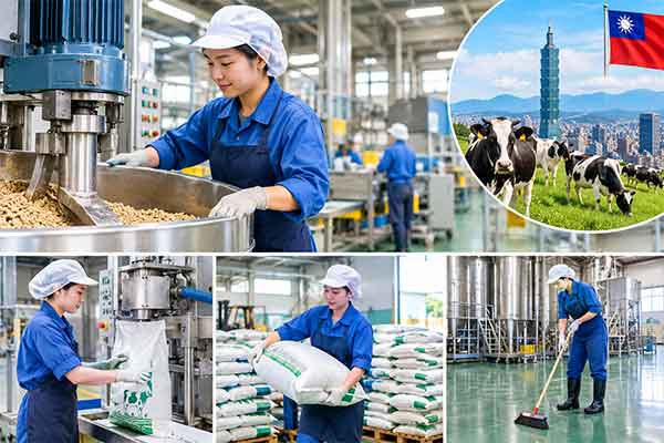 Đơn hàng cho 2 Nữ đóng gói thức ăn chăn nuôi tại Nhà máy Tam Phúc