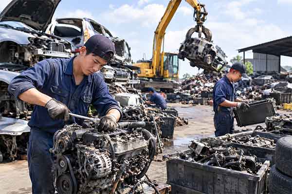 Tuyển 3 Nam đi Đài Loan thu mua và tháo dỡ xe phế liệu